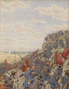 The Battle of Dunes, the First Position Taken in the Assault on the Spanish