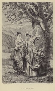 The Cherry Tree by Maurice Leloir