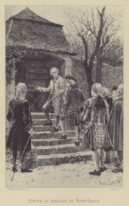 Visit to the keep of Mont-Louis by Maurice Leloir