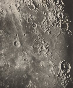 Lunar Photograph Capuanus - Bouillaud - Gassendi, 1896