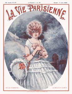 La Vie Parisienne Magazine Cover by Maurice Millière
