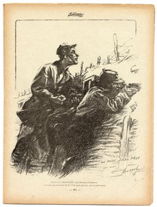La Baionnette, Satirical in B & W by Maurice Neumont
