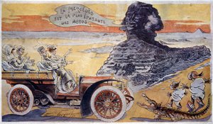 The Mercedes is the most amazing car, c.1900 by Maurice Neumont