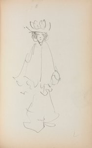 Italian Sketchbook: Standing Woman (Page 147) by Maurice Prendergast