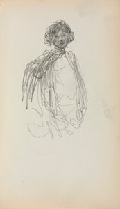 Italian Sketchbook: Woman, Waist Length (page 217) by Maurice Prendergast