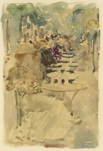 Outdoor Cafe by Maurice Prendergast