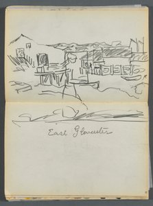 Sketchbook: The Granite Shore Hotel, Rockport, East Gloucester (page 080 & 81)