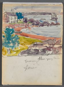 Sketchbook- The Granite Shore Hotel, Rockport: Evening Glow
