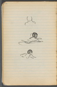 Sketchbook, page 069: Figures by Maurice Prendergast