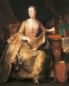 Portrait of Marquise de Pompadour, c.1755