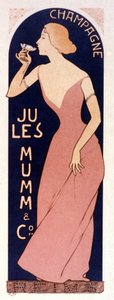 Champagne Jules Mumm by Maurice Realier Dumas
