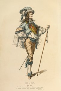 Costume for the role of Don Juan, c.1868 by Maurice Sand