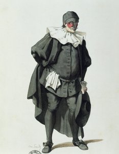 Dottor Balanzone in 1653 by Maurice Sand