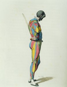 Harlequin in 1858 by Maurice Sand