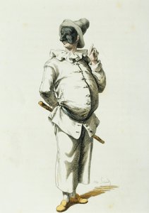 Pulcinella in 1700 by Maurice Sand