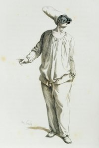 Pulcinella in 1800 by Maurice Sand