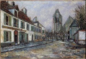 Village Square by Maurice Utrillo