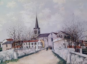 The Villa of Paris by Maurice Utrillo