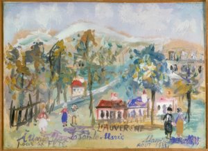 The Auvergne, The Sainte-Marie by Maurice Utrillo