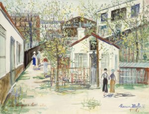 The Maquis at Montmartre by Maurice Utrillo