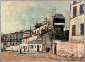 The Moulin de la Galette by Maurice Utrillo