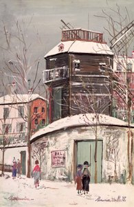 Le Moulin de la Galette, c.1933 by Maurice Utrillo