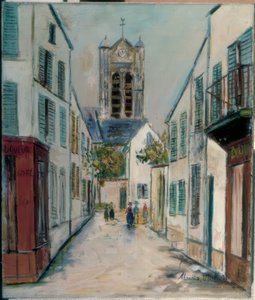 Paris Street by Maurice Utrillo