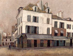 Place du Tertre in Montmartre by Maurice Utrillo