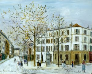 Ménilmontant Street by Maurice Utrillo