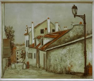 Rue Mont-Cenis by Maurice Utrillo
