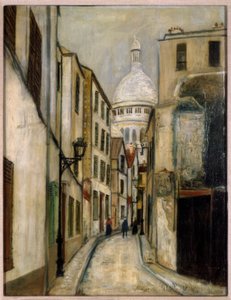 Saint-Rustique Street by Maurice Utrillo