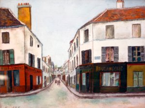 Street in Pontoise by Maurice Utrillo