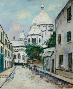 Sacred Heart of Montmartre by Maurice Utrillo