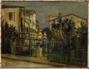 Street Scene Montmartre by Maurice Utrillo