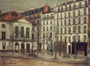 Theatre of the Atelier by Maurice Utrillo