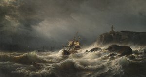 Wreck on the Isle of Jersey (1862)