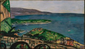 View of Cap Martin, Blue by Max Beckmann