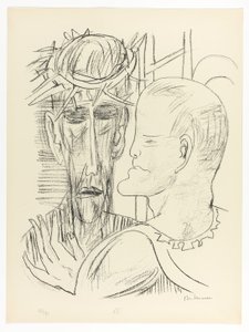 Christ and Pilate (plate 15 from Day and Dream) by Max Beckmann