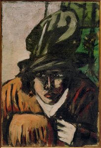 Woman with Hat and Muff