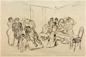 Large Operating Room by Max Beckmann