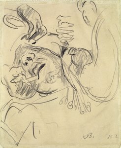 Head Surgery Patient by Max Beckmann