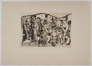 Behind the Scenes by Max Beckmann