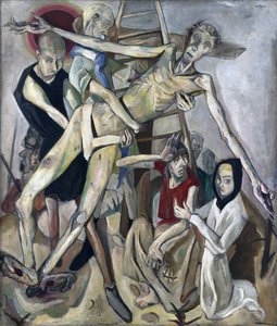 The Descent from the Cross. Painting by Max Beckmann (1884-1950) by Max Beckmann