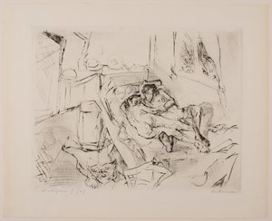 Lovers I, plate 4 from the portfolio Faces