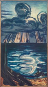 Sea with Large Cloud by Max Beckmann
