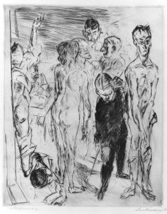 Inspection by Max Beckmann