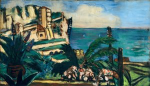 Riviera Landscape with Rocks