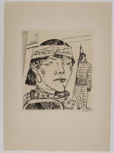 Snake Lady by Max Beckmann
