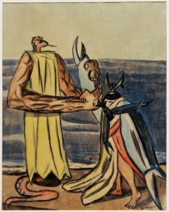 The Snake King and the Stag Beetle Bride by Max Beckmann