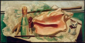 Still Life with Pink Shell by Max Beckmann